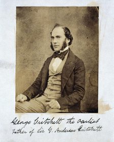 George Critchett, ophthalmic surgeon, c1850s. Creator: Unknown.