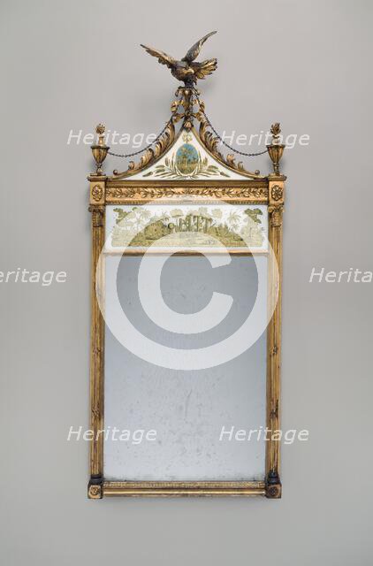 Looking Glass, 1790/1810. Creator: Unknown.