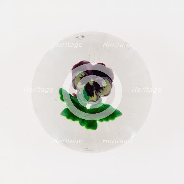 Paperweight, France, 19th century. Creator: Clichy Glassworks.