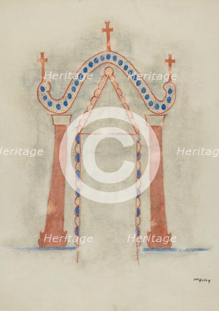 Wall Painting, 1938. Creator: William McAuley.