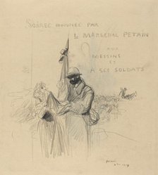 Le Baiser du Drapeau, 1918. Creator: Jean Louis Forain.
