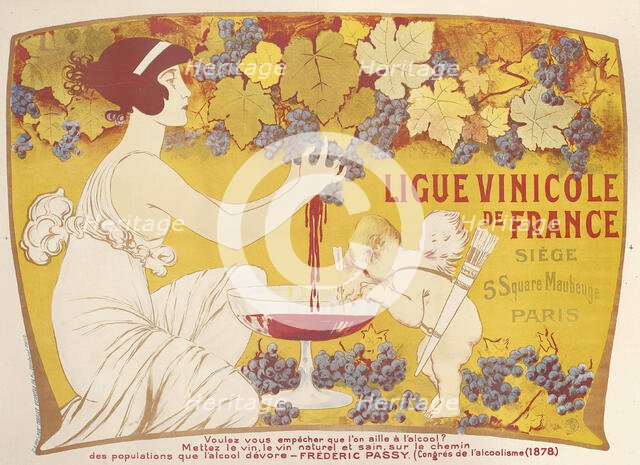 Ligue Vinicole de France, c1901. Creator: Orazi, Manuel (1860-1934).