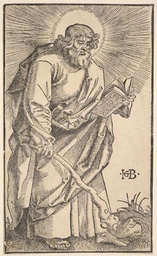 St. Judas Thaddaeus from Christ and the Apostles, 1519. Creator: Hans Baldung.