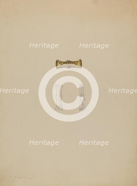 Brooch, c. 1936. Creator: Marie Mitchell.