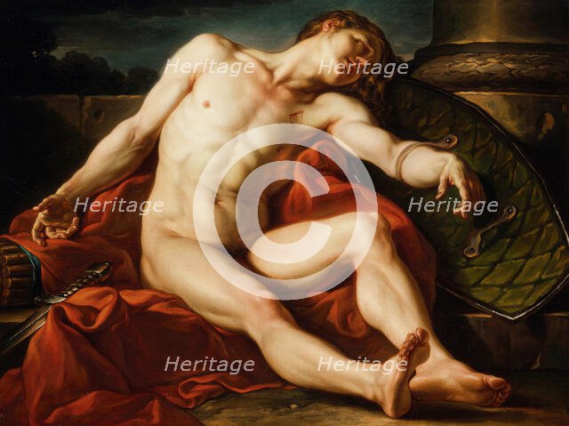 Death of a Gladiator, 1773. Creator: Jean Simon Berthelemy.