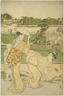 Spring Outing to Mukojima, c. 1787. Creator: Torii Kiyonaga.
