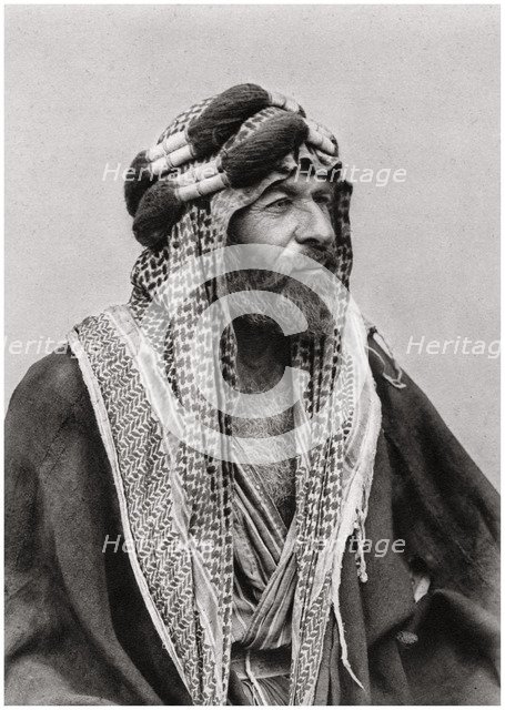 An Arab sheikh, Iraq, 1925. Artist: A Kerim