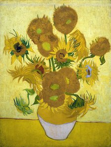 The Sunflowers, 1889. Artist: Gogh, Vincent, van (1853-1890)