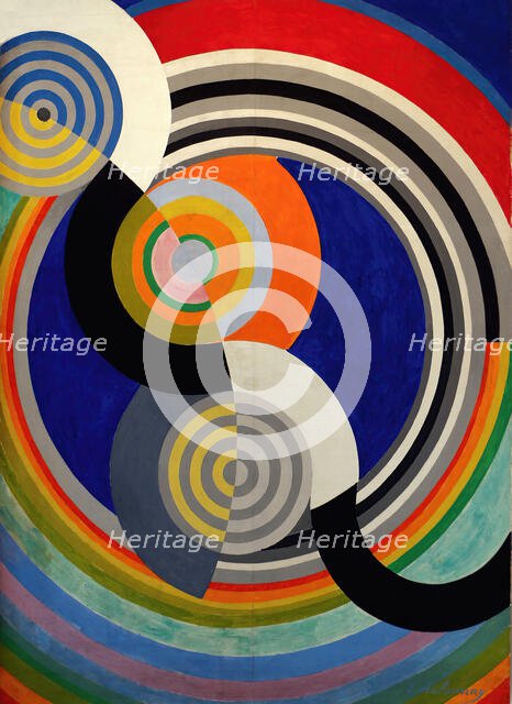 Rythme n°2, décoration pour le salon des Tuileries , 1938. Creator: Delaunay, Robert (1885-1941).