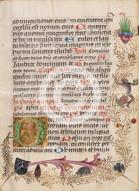 Decorated Initial D; Diurnal, about 1485. Creator: Unknown.