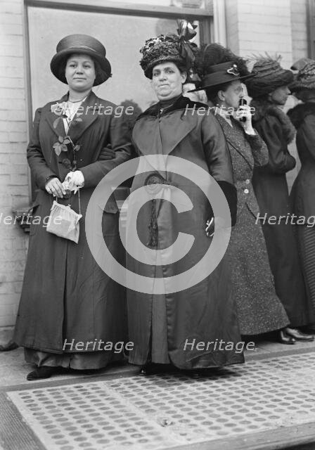 Unidentified Women at Mrs. W. Wilson, 1st Breakfast, 1913. Creator: Unknown.