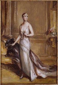 Portrait of Isabelle d'Orléans, Duchess of Guise (1878-1961), c1932. Creator: Unknown.