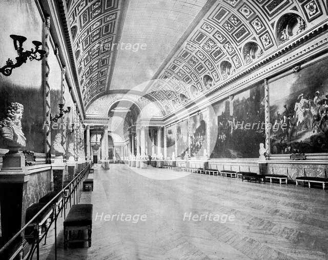 Gallery of Battles, Versailles, France, 1893.Artist: John L Stoddard