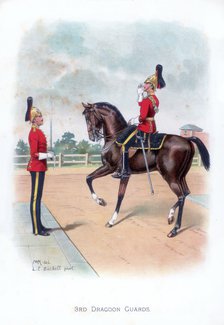 '3rd Dragoon Guards', 1915.Artist: LE Buckell