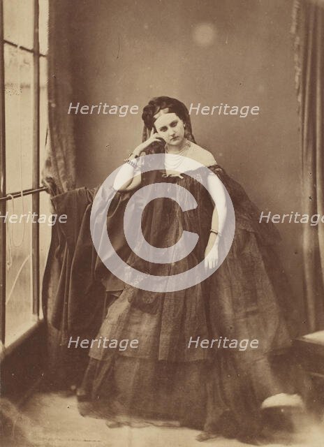 L'accoudée, 1856-57. Creator: Pierre-Louis Pierson.