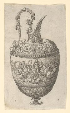 Design for a Ewer, 1565. Creator: Erasmus Hornick.