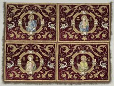 Embroidered Fragments, 16th century. Creator: Unknown.