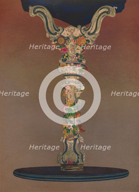 'Table of Dresden Porcelain', 1863.  Artist: Robert Dudley.