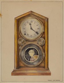 Mantel Clock, 1935/1942. Creator: Francis Law Durand.
