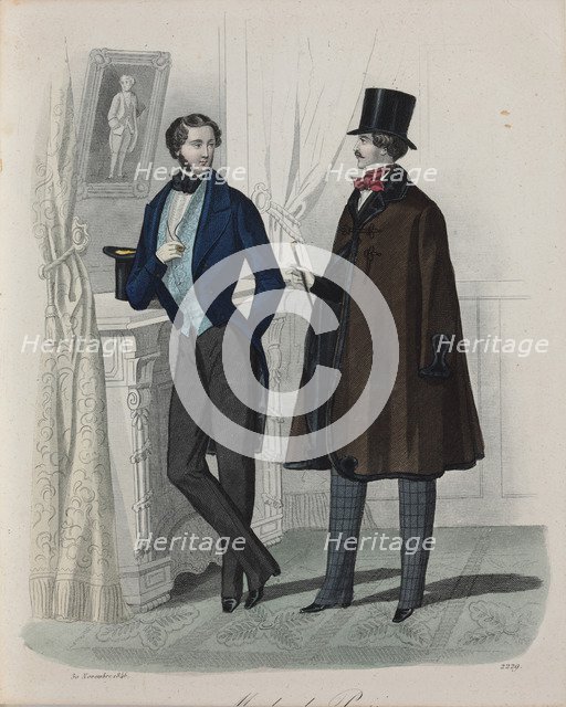 Gentlemen's Fashion 1846, 1846.
