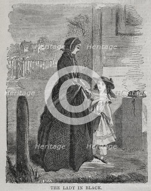 The Lady in Black, 1860. Creator: Winslow Homer (American, 1836-1910).