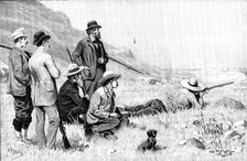 Boer and British Shots: a friendly trial of skill in Swaziland, 1890. Creator: H. F. Davey.