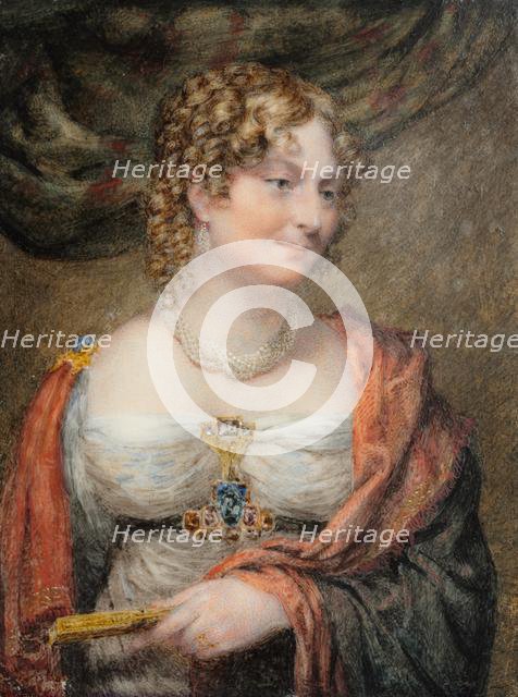 Portrait of Anne Law (née Towry), 1st Lady Ellenborough, c. 1821. Creator: John Linnell (British, 1792-1882).