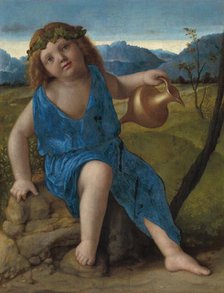 The Infant Bacchus, probably 1505/1510. Creator: Giovanni Bellini.