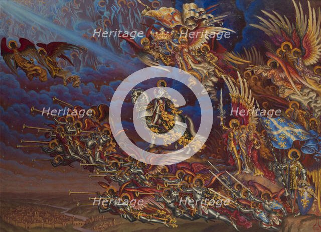 The Triumph of Joan of Arc, 1930. Creator: Nikolay Kalmakov.