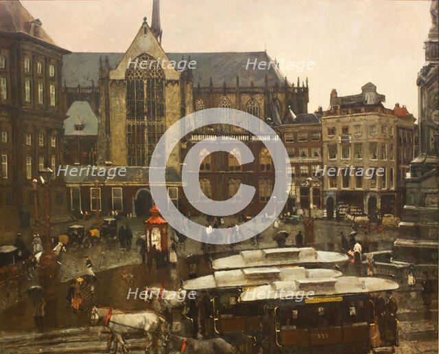 Dam Square, 1898. Creator: Breitner, George Hendrik (1857-1923).