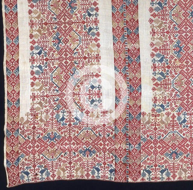 Bed Curtain, Greece, 1700/1900. Creator: Unknown.