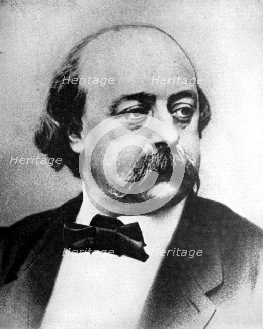 Gustave Flaubert, French novelist, 19th century. Artist: Unknown