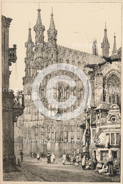'Louvain', c1820 (1915). Artist: Samuel Prout.