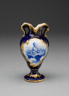 Vase (Vase à Oreilles), Vincennes, c. 1754. Creators: Vincennes Porcelain Manufactory, Jean-Claude Deplessis.