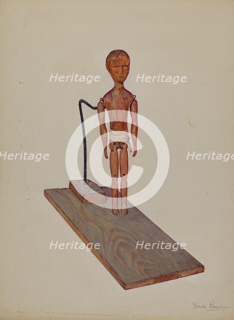 Jigging Figure, c. 1937. Creator: David Ramage.