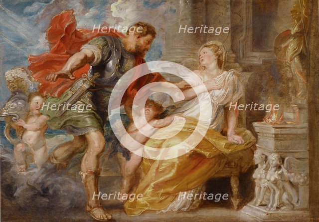 Mars and Rhea Silvia, c. 1616-1617. Artist: Rubens, Pieter Paul (1577-1640)