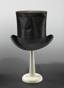 Top hat, British, ca. 1875. Creator: Melton.