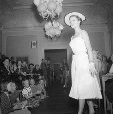 Fashion show, Landskrona, Sweden, 1952. Artist: Unknown