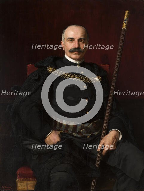 Portrait of Eustachy Sanguszko, 1896. Creator: Kazimierz Pochwalski.