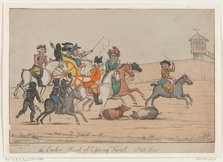 The Easter Hunt at Epping Forest, Plate First, 1800-1820. Creator: Unknown.