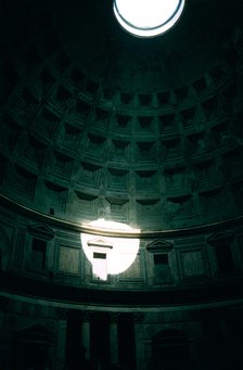 Interior of the Pantheon, Rome, Italy. Artist: Unknown