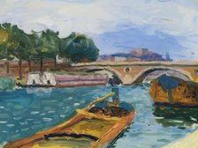 Paris, Pont sur la Seine, ca 1898-1904. Creator: Marquet, Pierre-Albert (1875-1947).