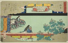 Kiritsubo, from the series "Fifty-four Chapters of the Tale of Genji (Genji monogatari..., 1852. Creator: Ando Hiroshige.