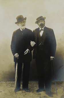 Giuseppe Verdi and Francesco Tamagno, ca 1899.