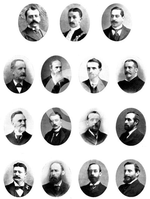 New Members of the London County Council, 1898. Creator: Unknown.