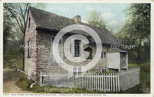 Old home of David Rittenhouse, Fairmount Park, Philadelphia, Pennsylvania, USA, 1905. Artist: Unknown