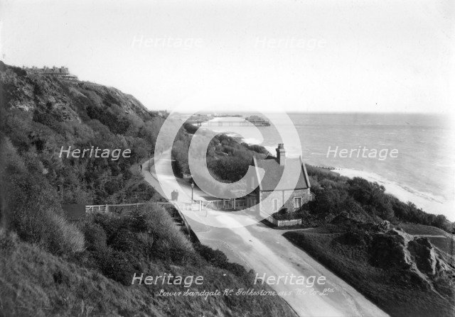 Lower Sandgate Road, Sandgate, Folkestone, Kent, 1890-1910. Artist: Unknown