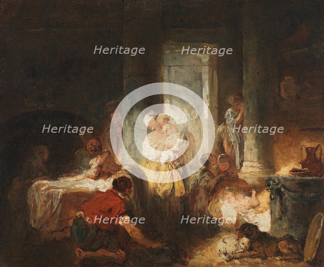 Roman Interior, ca. 1760. Creator: Jean-Honore Fragonard.