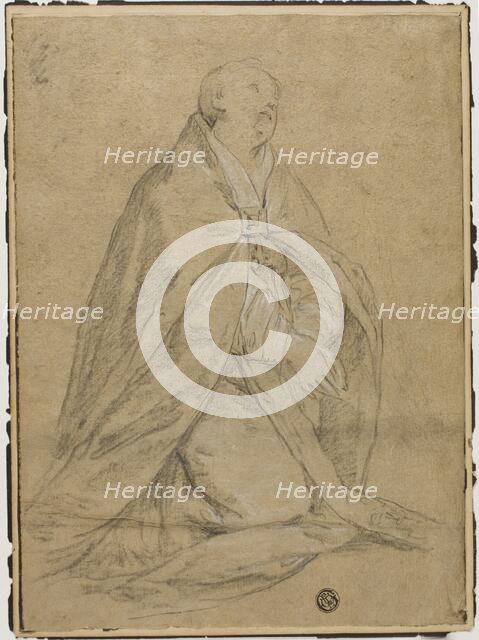 Kneeling Ecclesiastic Saint, n.d. Creator: Corrado Giaquinto.