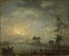 Landscape with a Lake, 1st half of 19th century. Creator: Unknown.